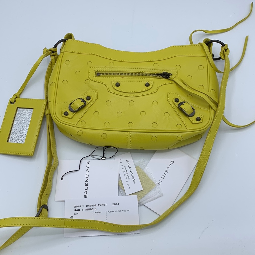 Balenciaga 2013 crossbody. 9”W x 6”H x 2”D